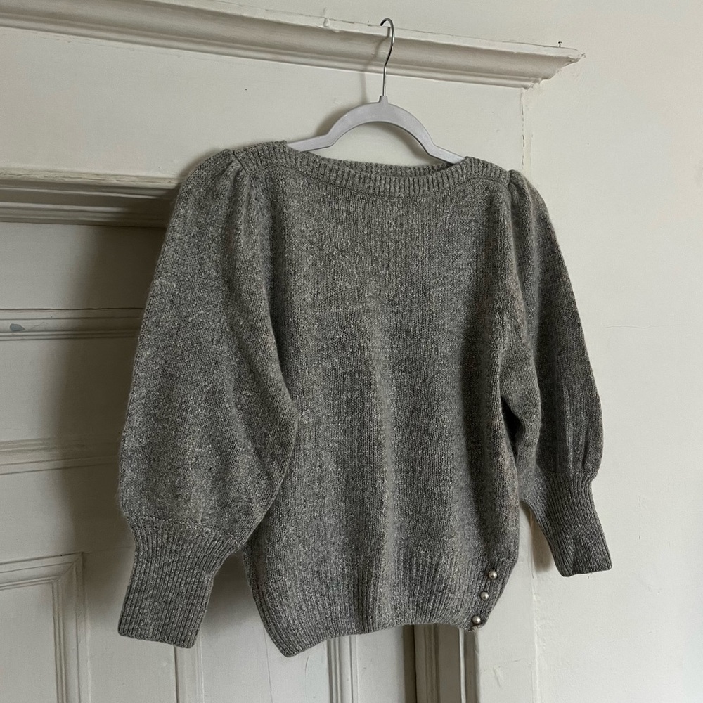 Angora silk blend sweater